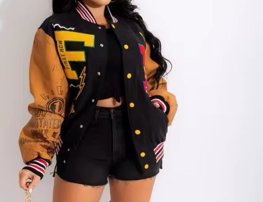 Boyfriend-Supporter Varsity Jacket